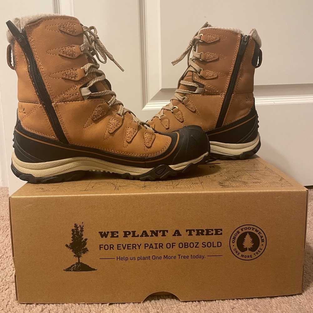 OBOZ FOOTWEAR INSULATED WATERPROOF SNOW BOOTS